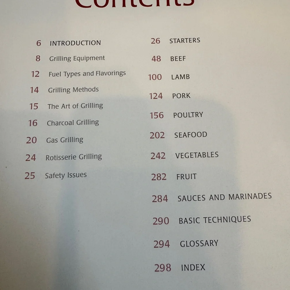 Williams Sonoma Red Essentials of Grilling Book